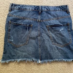 Denim mini